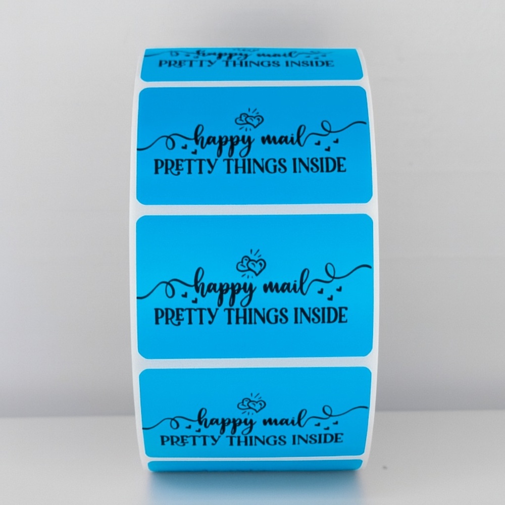 Happy Mail Stickers | Pretty Things Inside Labels | Cute Packaging stickers - Picture 2 of 11
